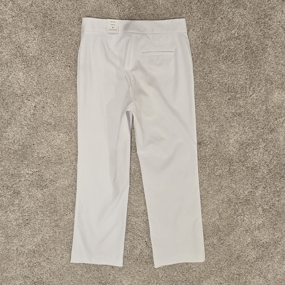 J McLaughlin White Anisa cropped pant NWT Size 4 - Picture 8 of 11